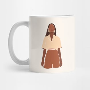 Strong Women Minimalistic Illustration Mug